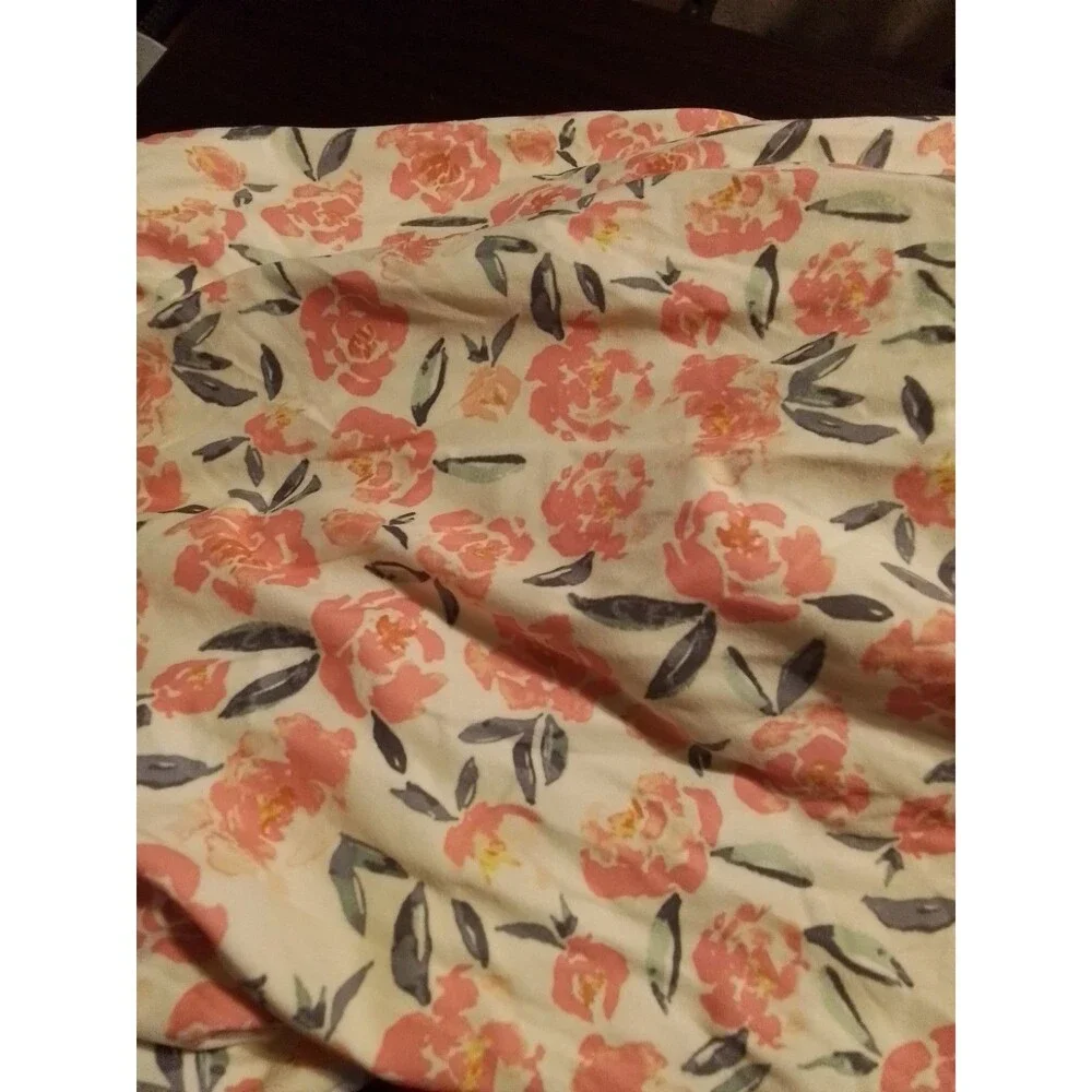 Lovinpet‎ Large Dog Pajamas Floral Print Pink Roses Green Trim Pitbull Pajamas